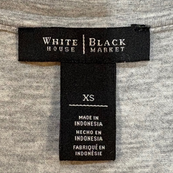 WHBM Flowing Tank Top Gray Women's XS - Picture 4 of 5